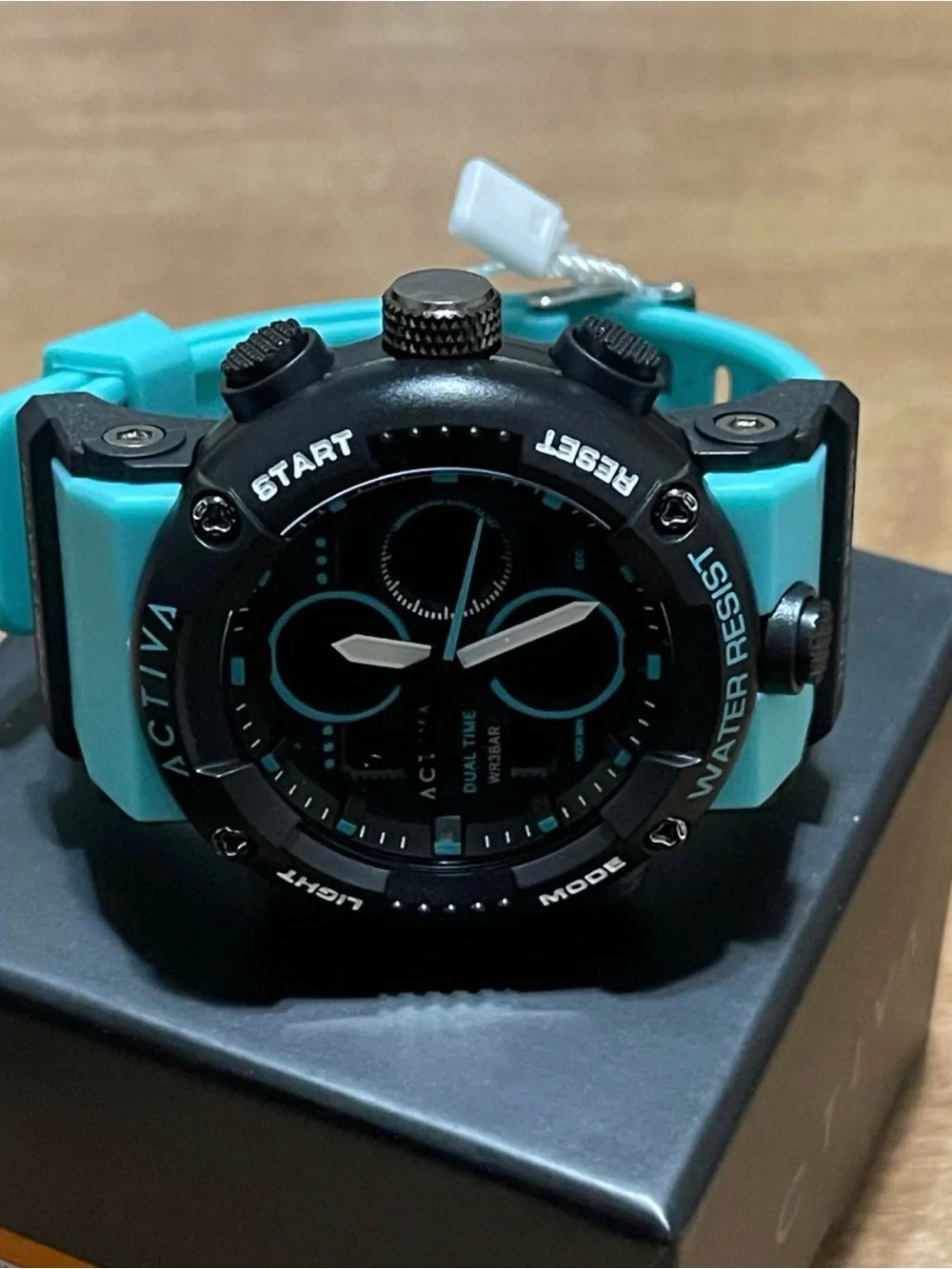 Activa X Invicta Digital Analog Men's Watch - 52mm. Teal. Blue new